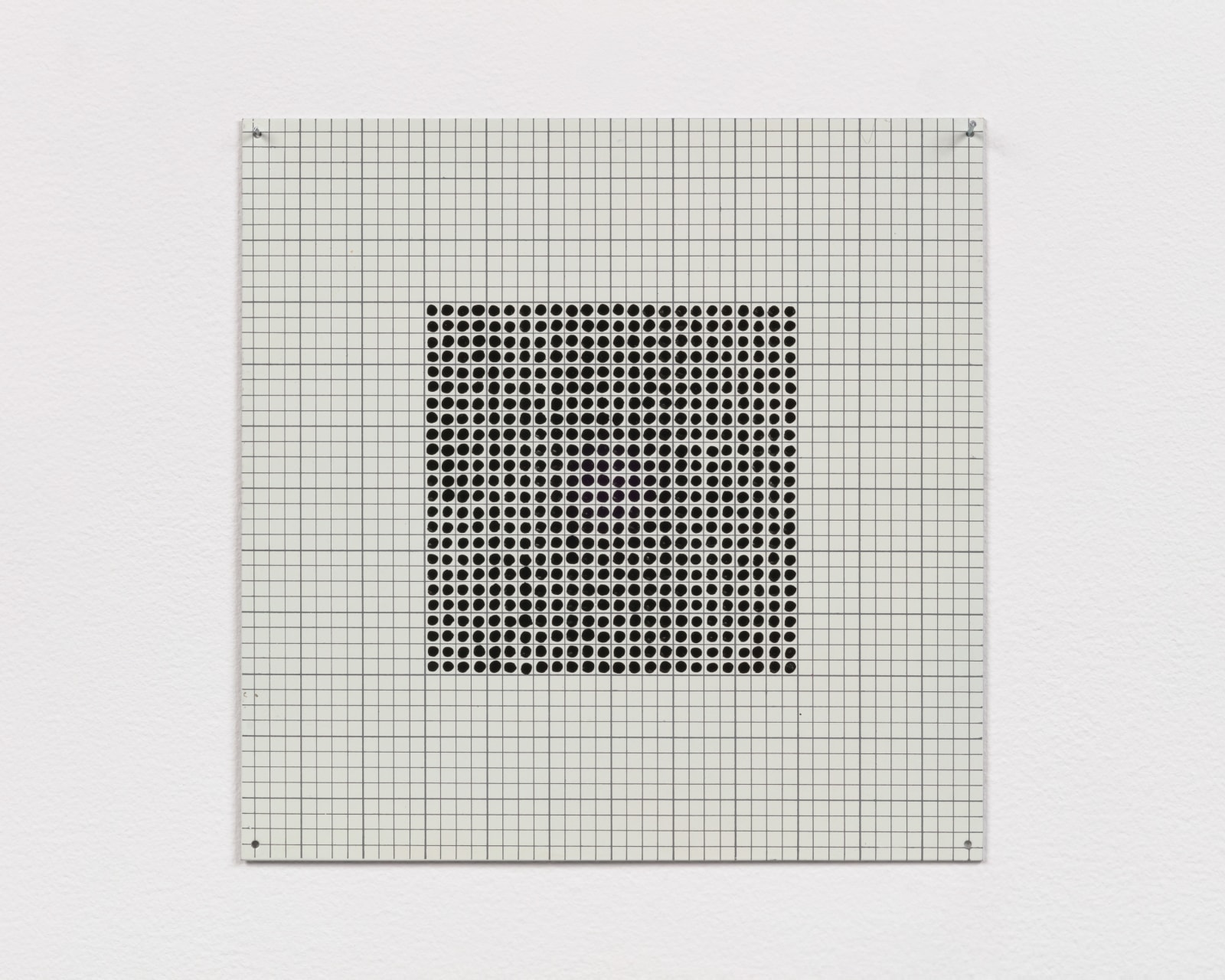 Jennifer Bartlett, Black 6 Inch Squares Series #1, 1972