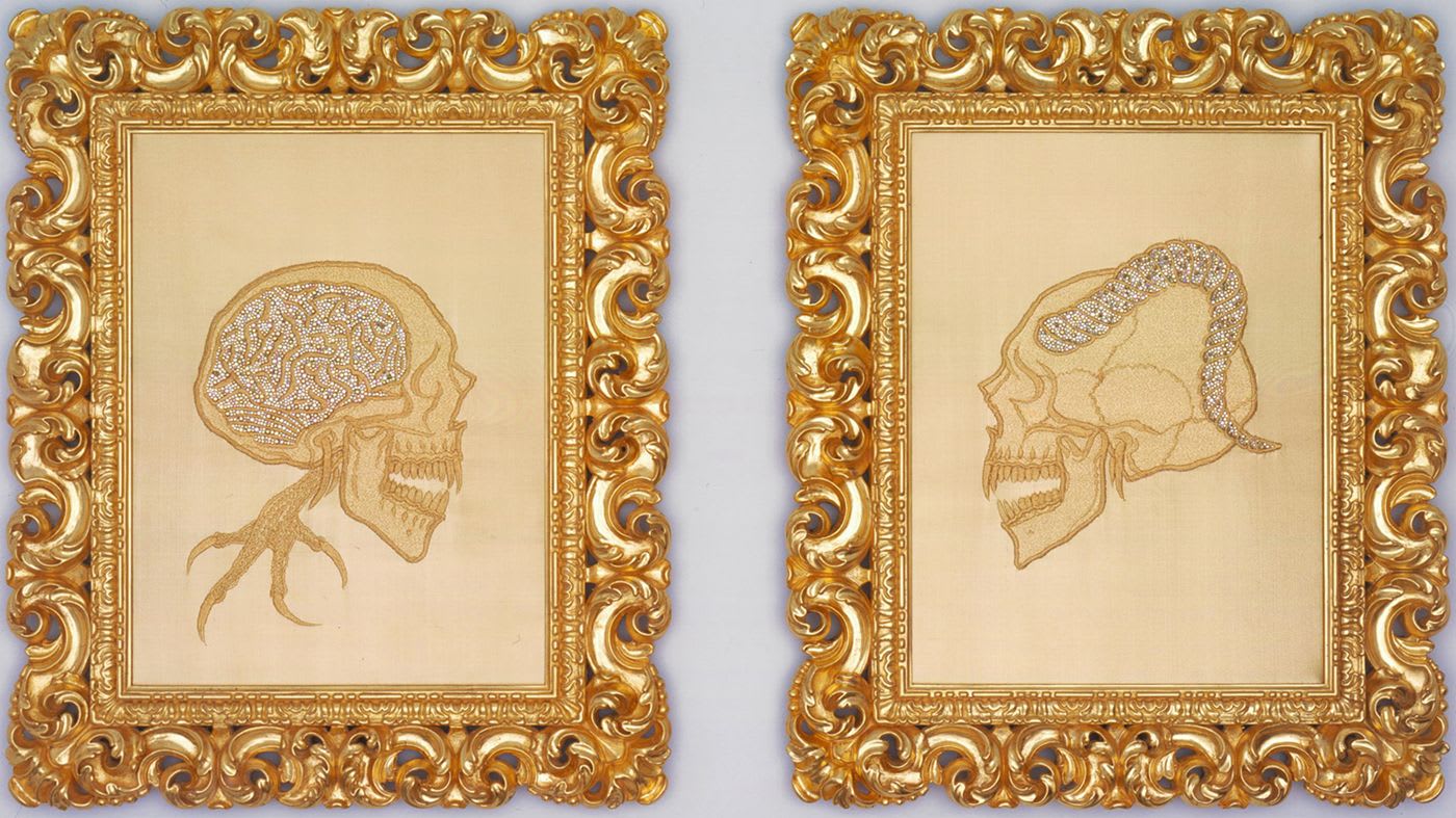 Angelo Filomeno, Ferocious Beasts (Female and Male), 2005