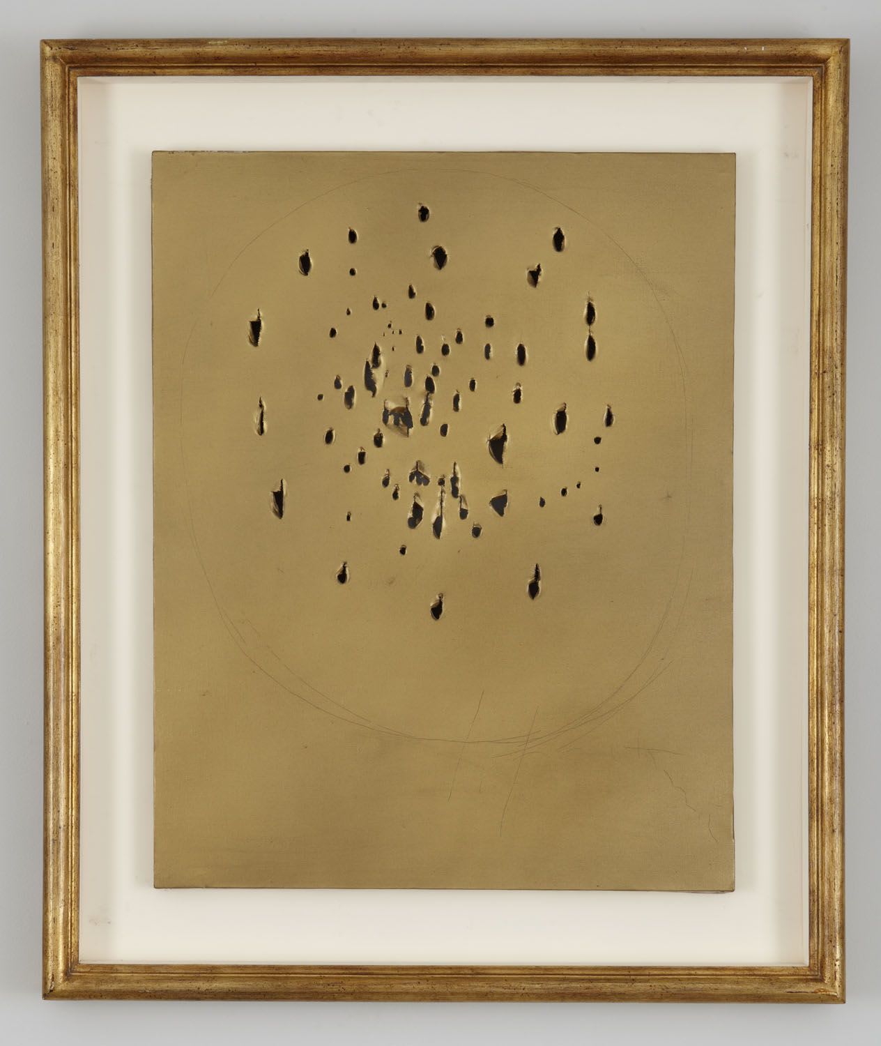 Lucio Fontana, Concetto Spaziale, 1964 | Marianne Boesky Gallery