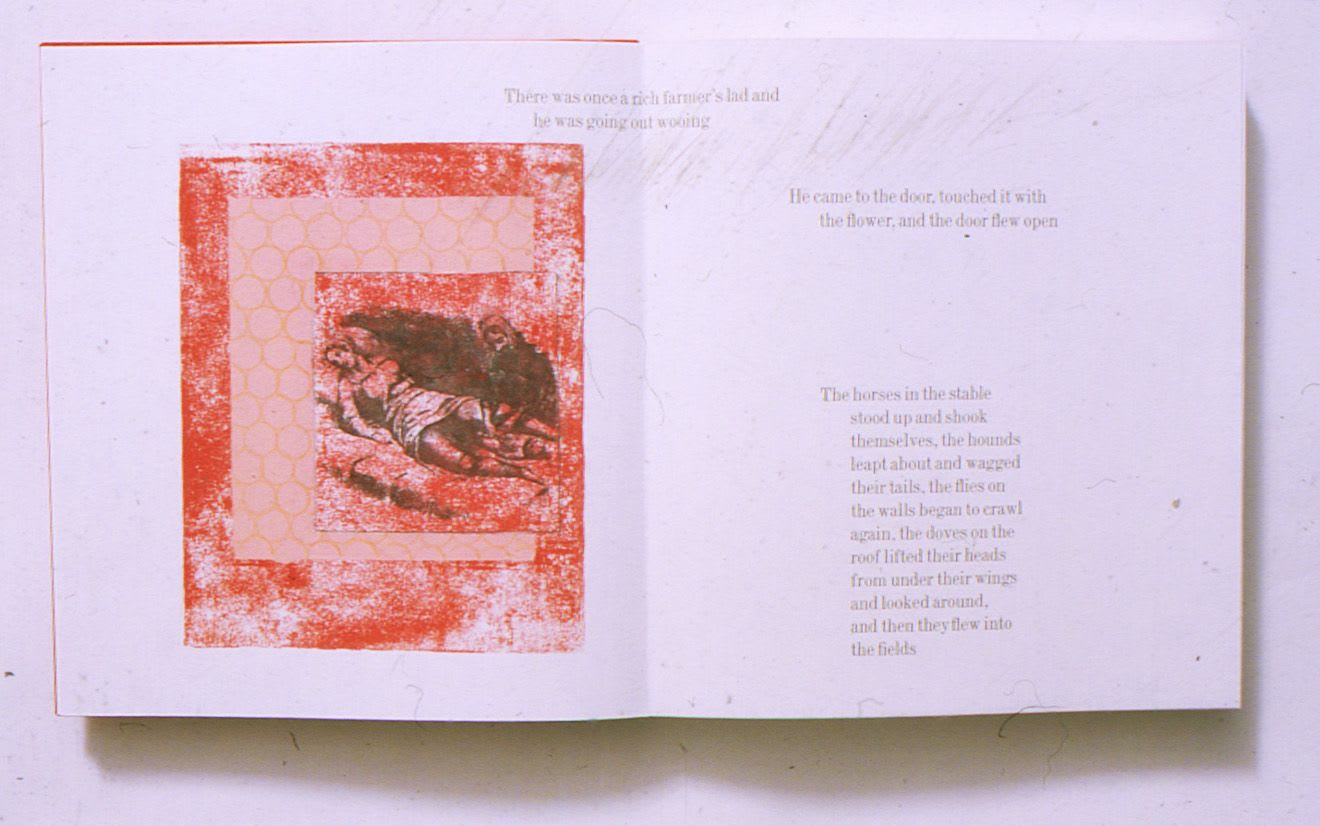 Lyn Hejinian and Emilie Clark, Page from The Traveler and the Hill and the Hill, 1998
