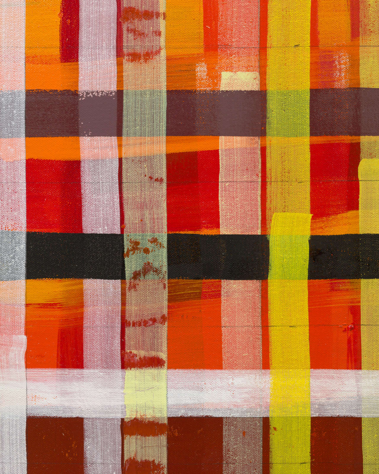 Jennifer Bartlett, From Fire Series, Plaid, 1989