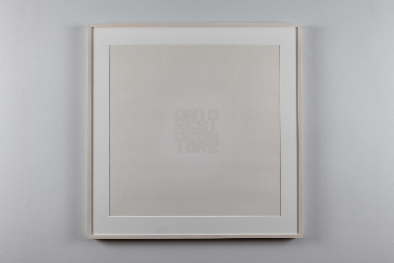 Alighiero Boetti, Ordine e Disordine, 1971