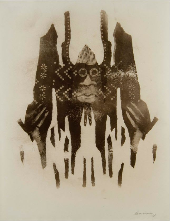 David Hammons, Untitled (Body Print), 1974