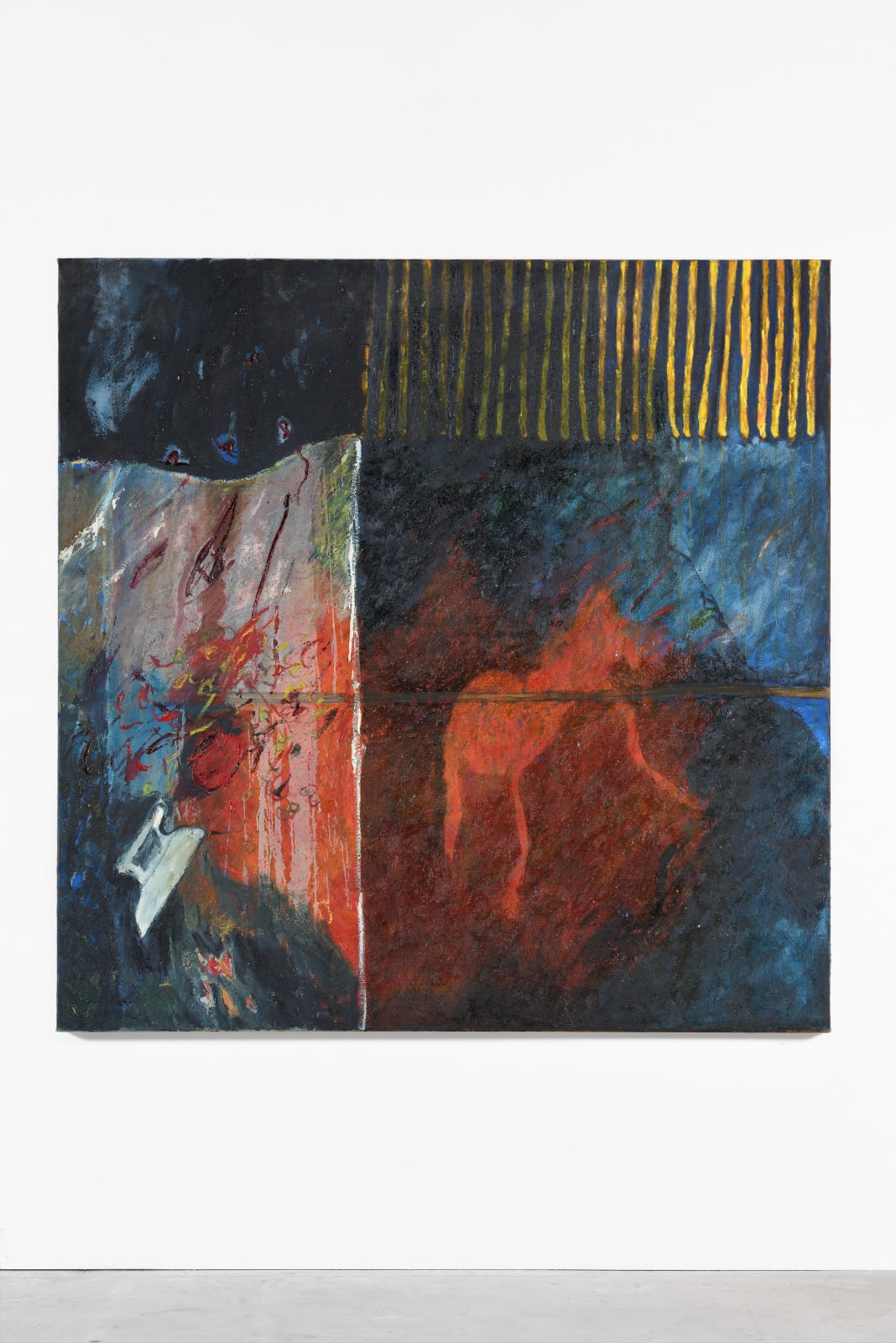 Pier Paolo Calzolari, Paesaggio con animale [dalla serie "Capricci"], 1984-1985