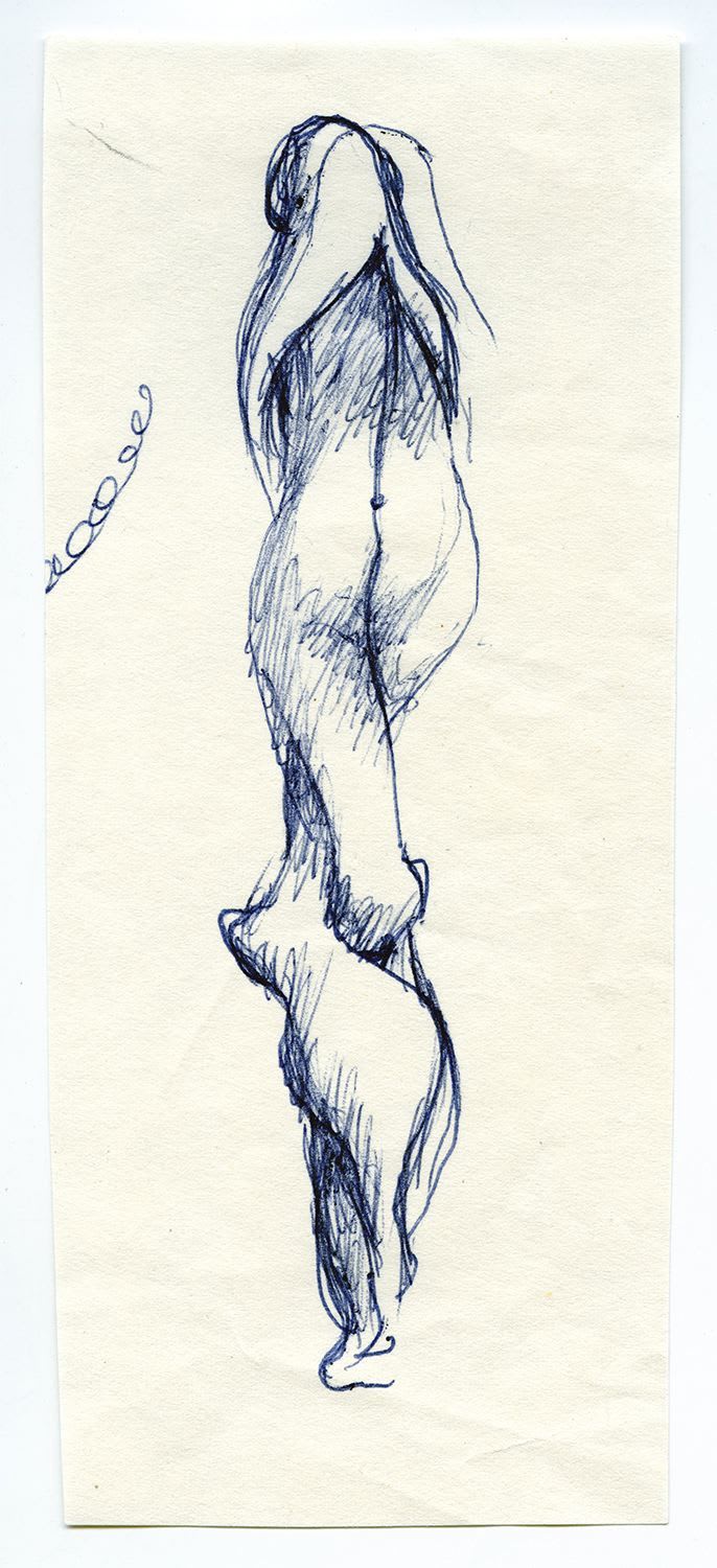 Dorothea Tanning, Sketch for De quel amour (By What Love), 1969