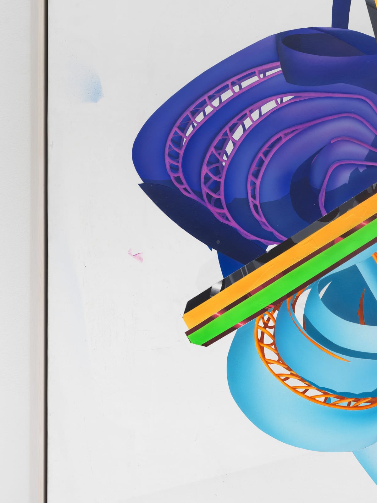 Frank Stella, Blue Hat 1, 2018