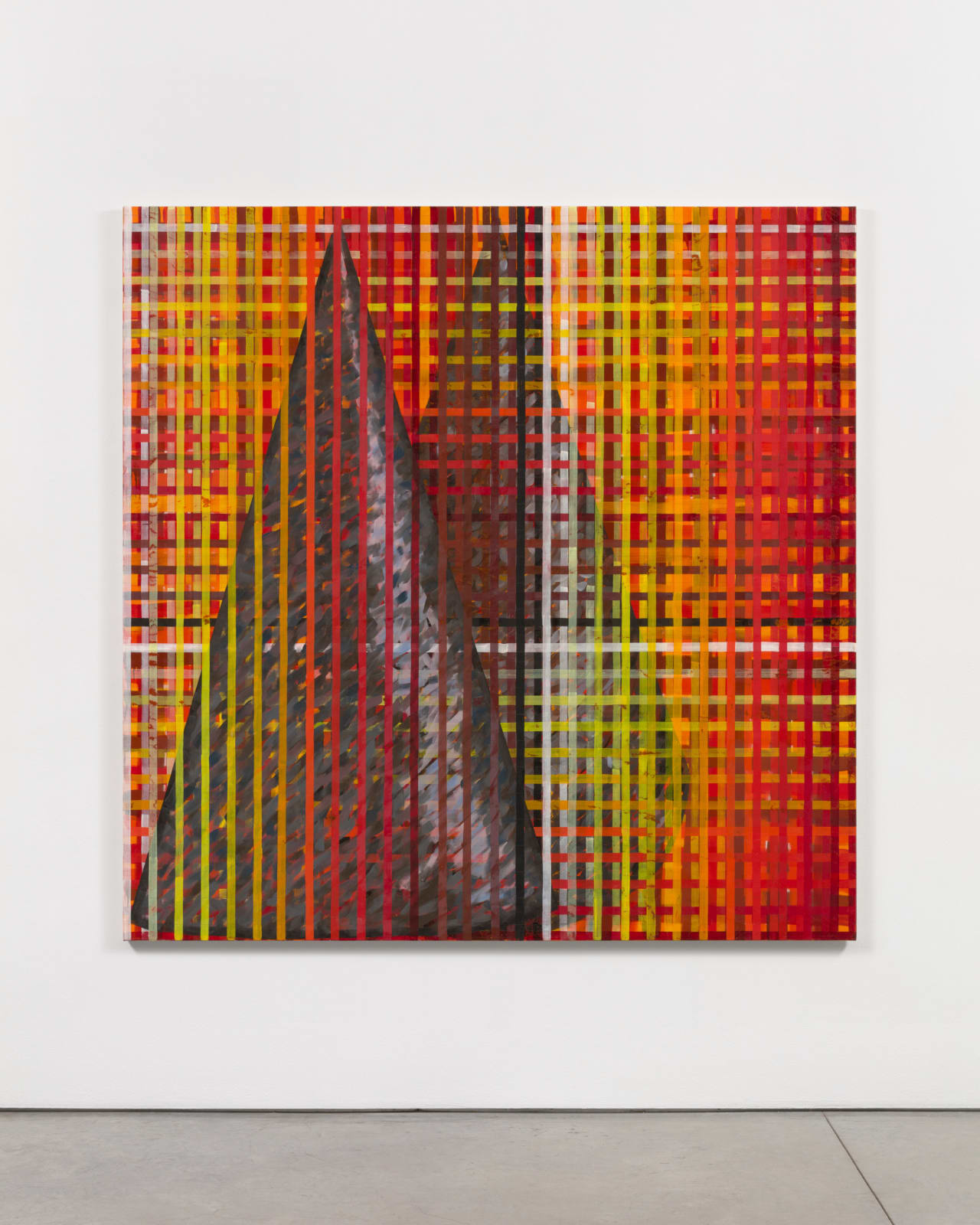 Jennifer Bartlett, From Fire Series, Plaid, 1989