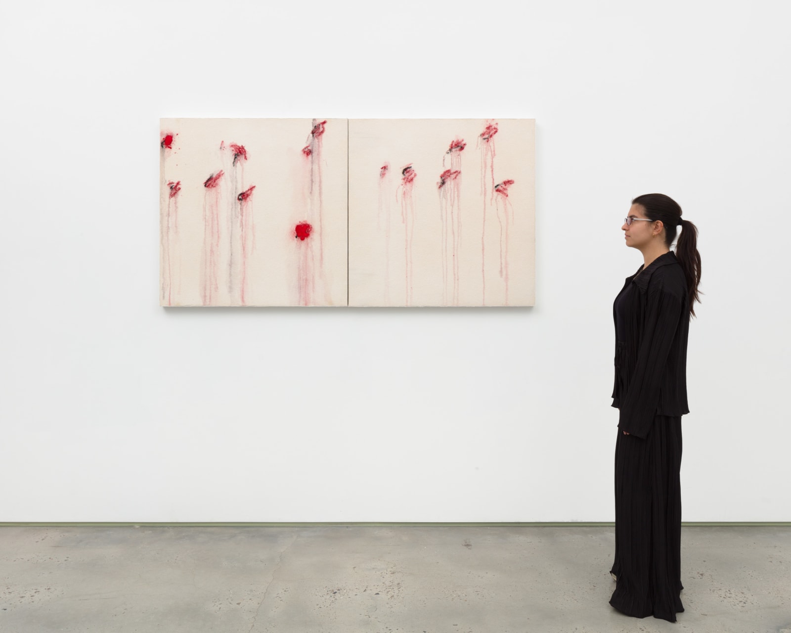 Pier Paolo Calzolari, Untitled [Poppies, Variation II], 2023