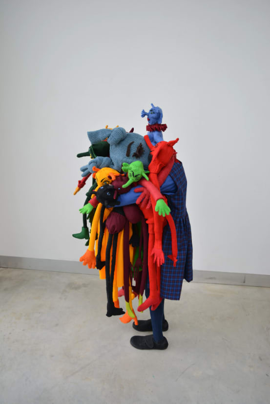 Laura Ford, Blue Girl with Demons , 2018