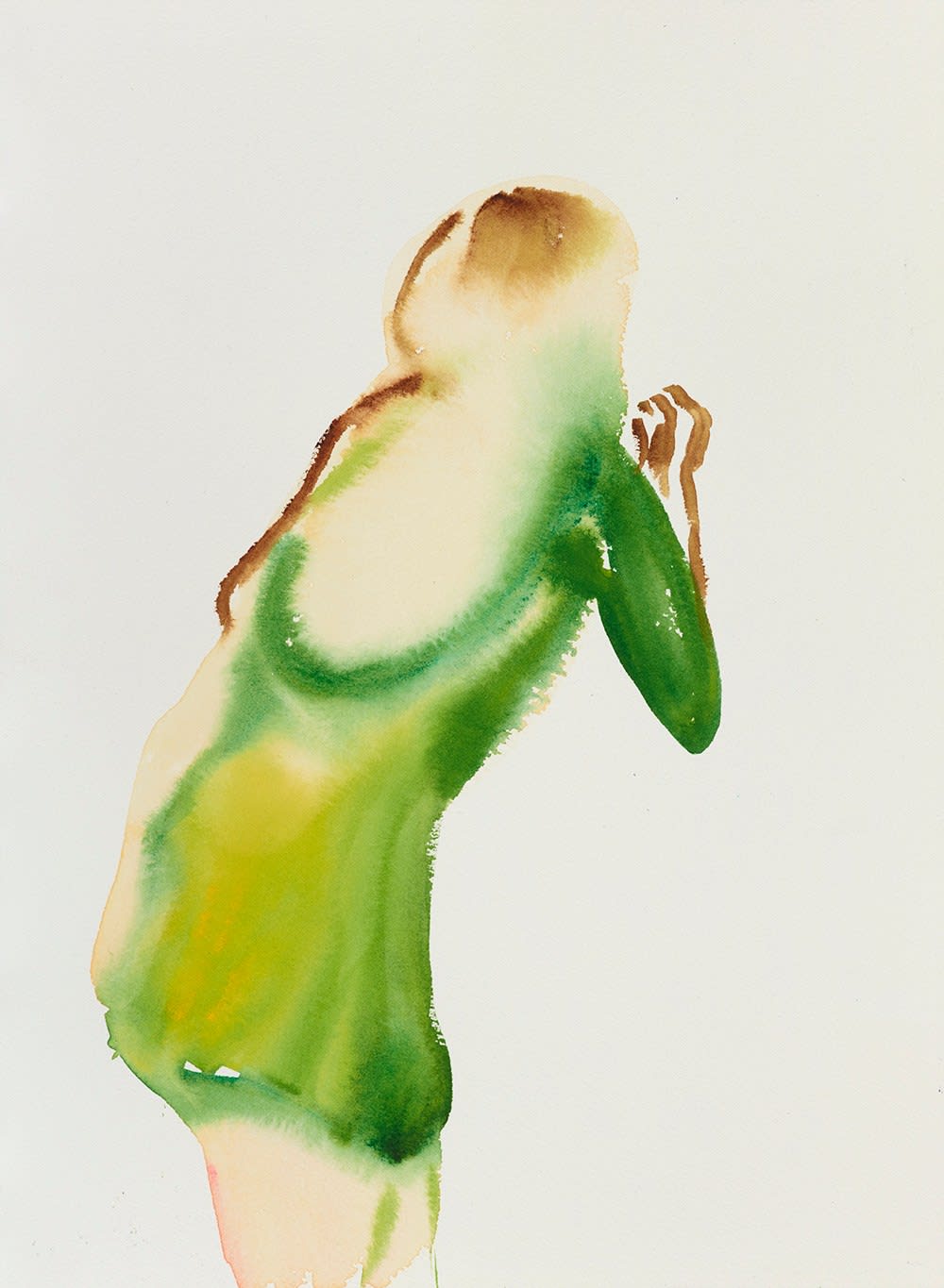 Lindsey Bull, Lipstick (watercolour), 2024