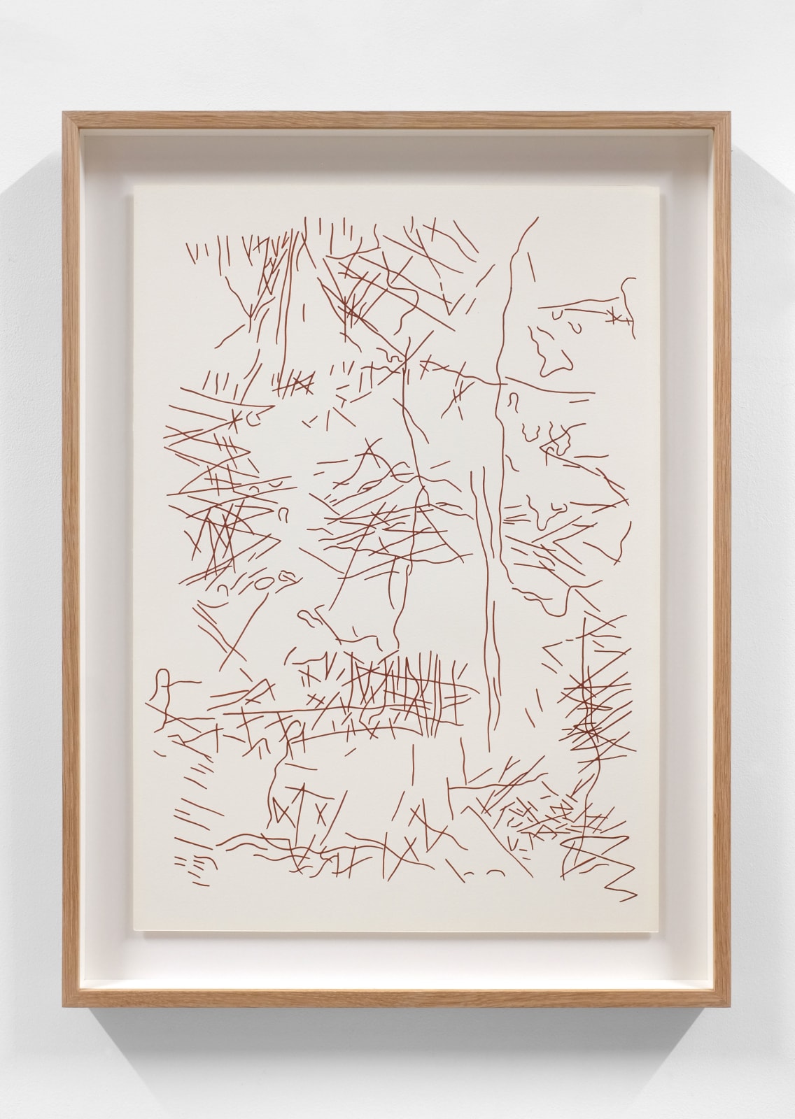 Jonathan Michael Ray, Elevation No.7 (burnt umber), 2024