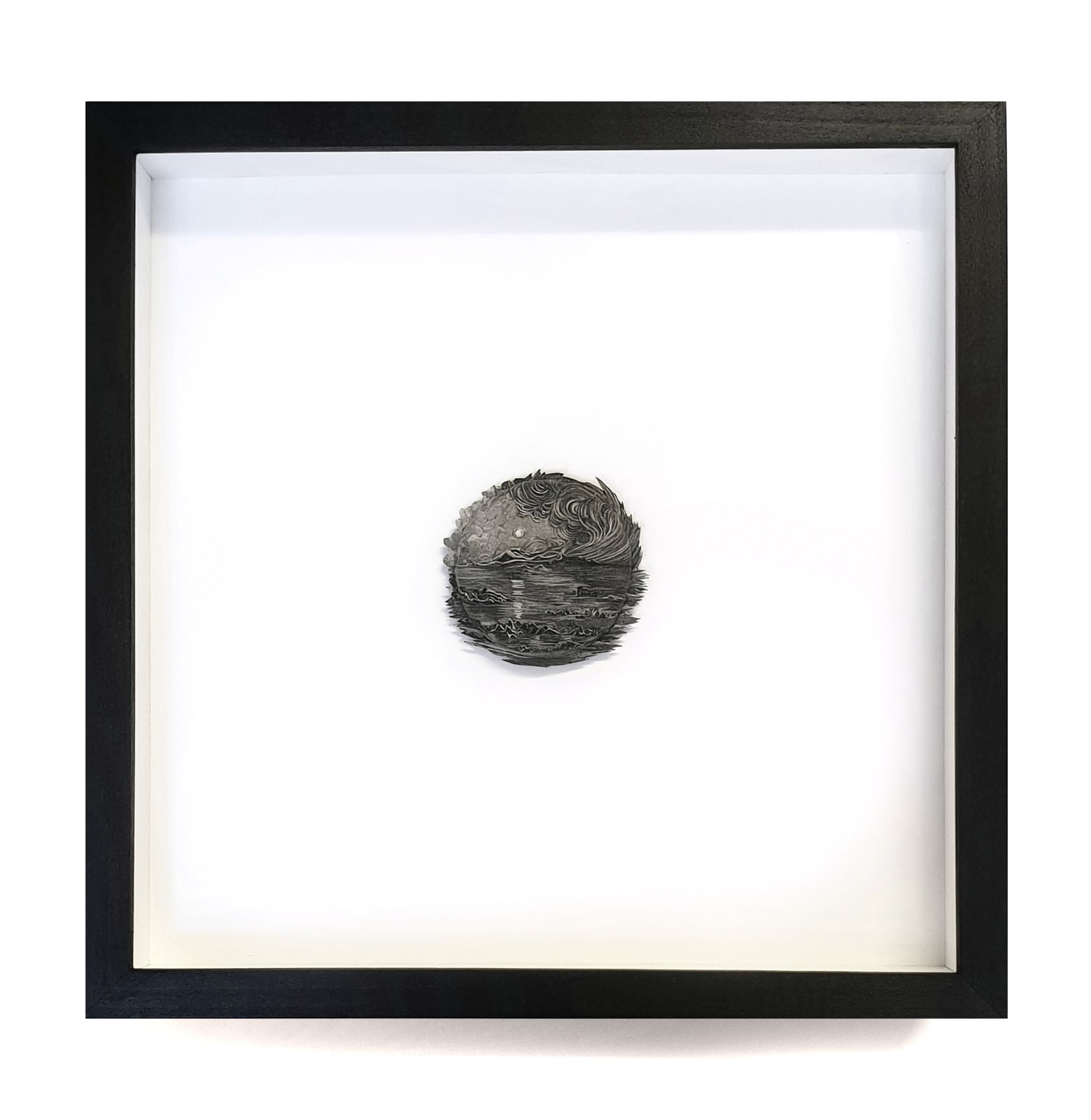 Ambrosine Allen, Coastal Scene in the Moonlight , 2020