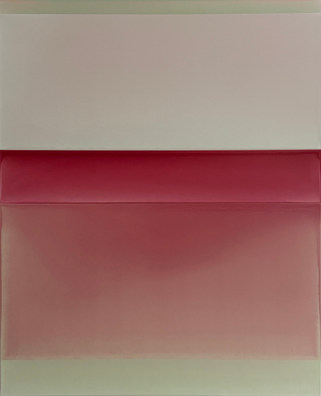 Susan English, Reverse Echo (Red), 2025