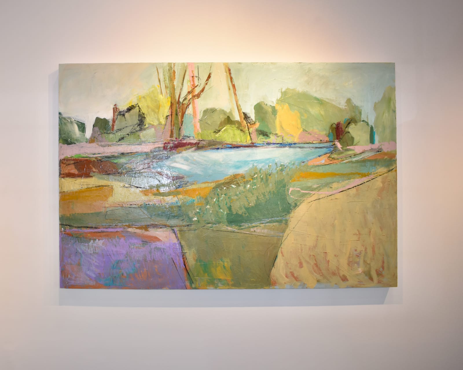 Cate West Zahl, “Virginia Glow (Forest and Stream), 2025