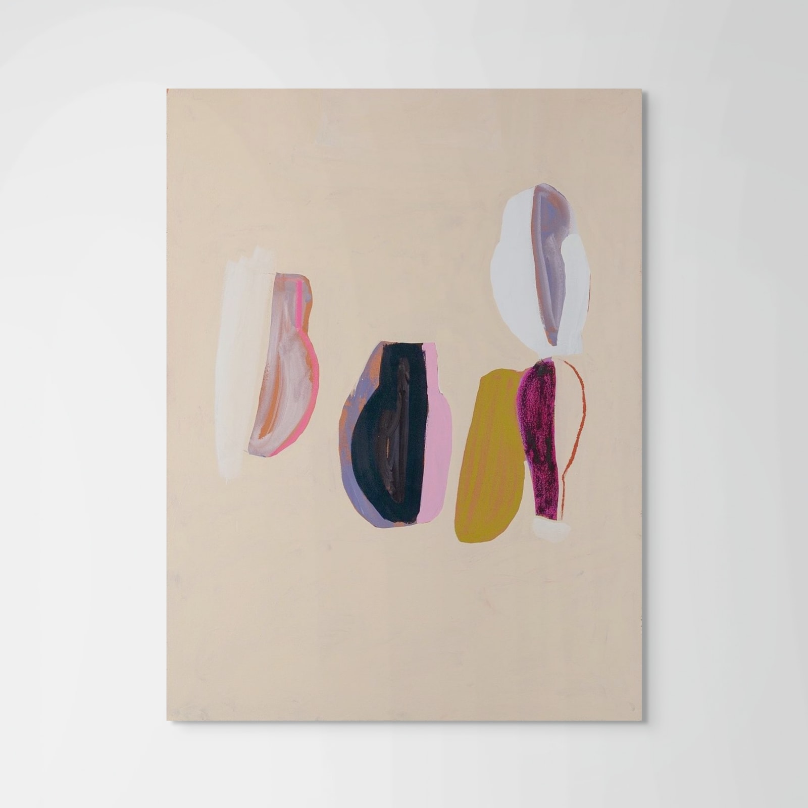 Sarah Boyts Yoder, Vessels in Peach, 2022