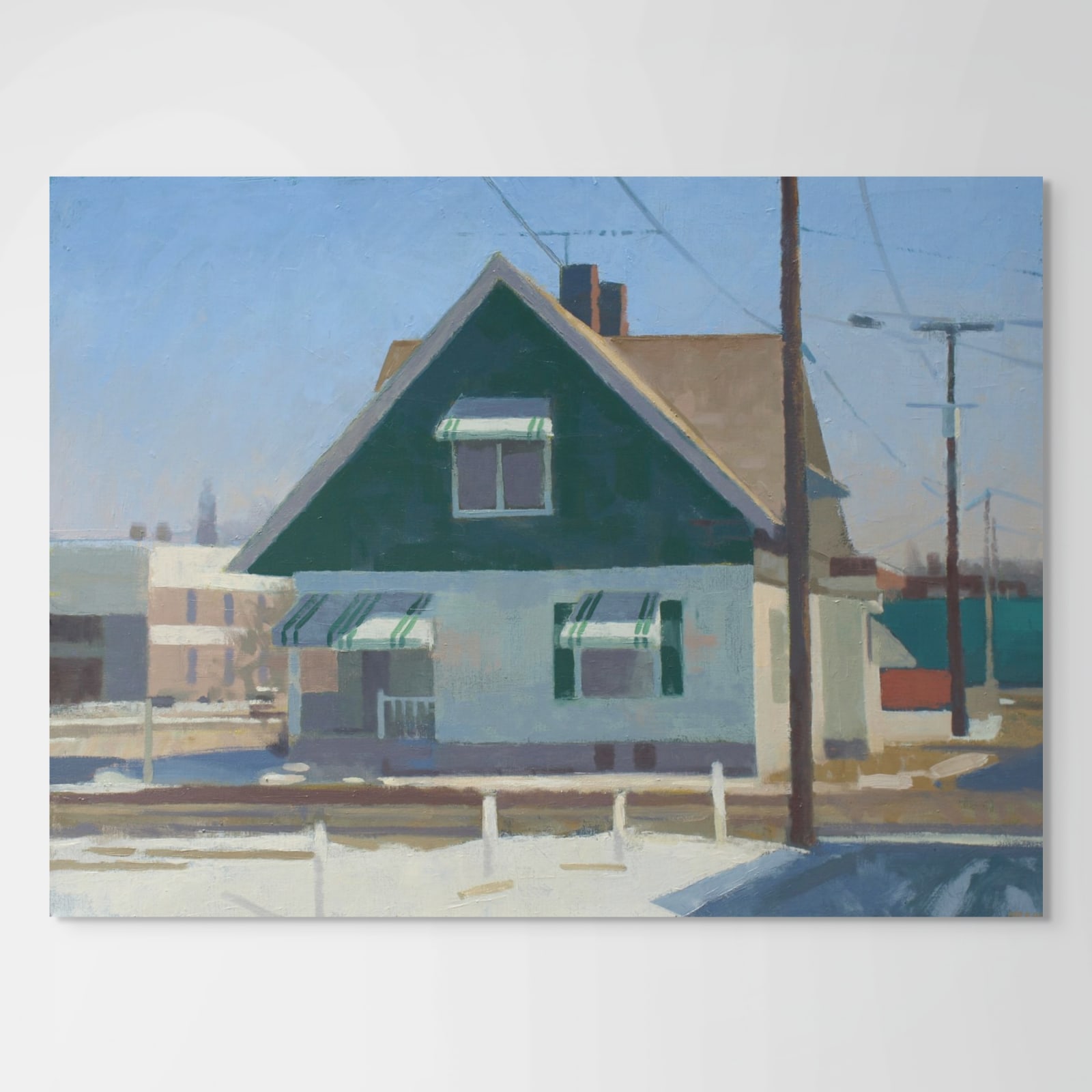 Frank Hobbs, House In Winter Sun, 2014
