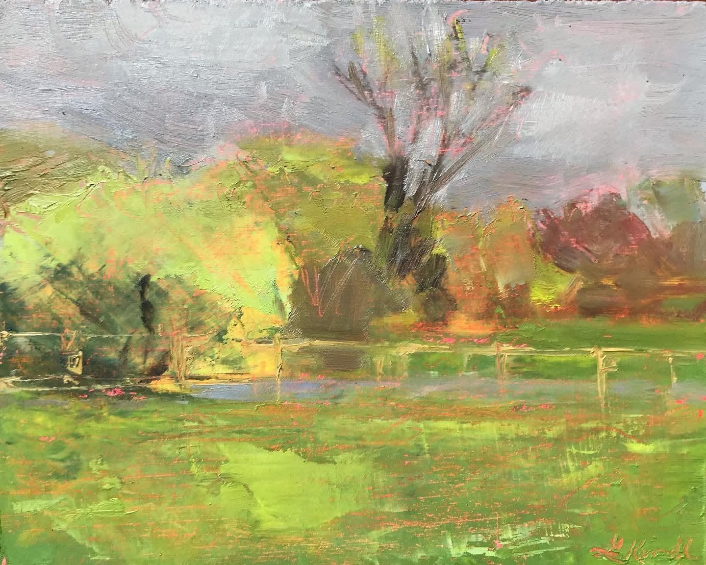 Lauren Kindle, Spring Field in the Morning, 2025