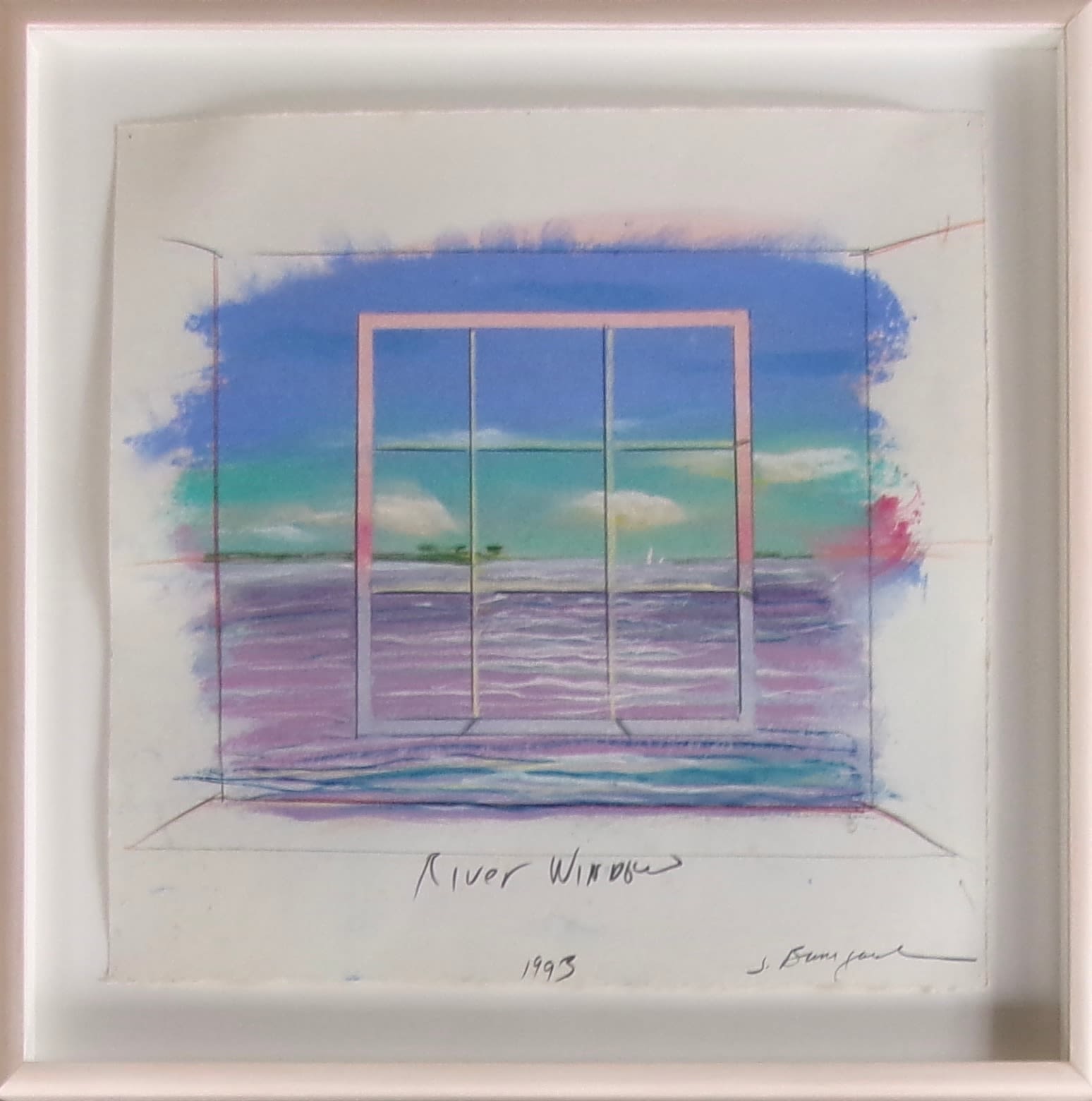 Jim Bumgardner, River Window, Deltaville, 1993