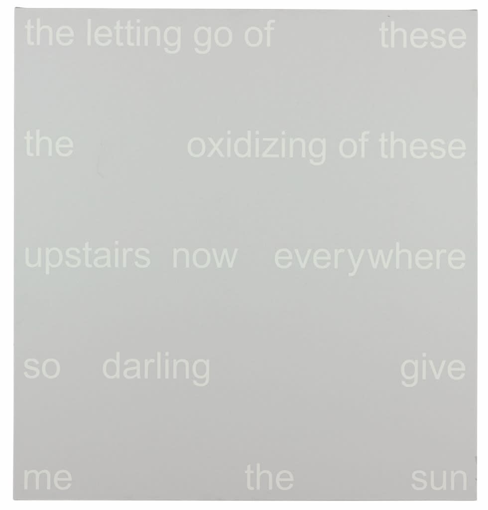 Adam Pendleton, The Letting Go of, 2005
