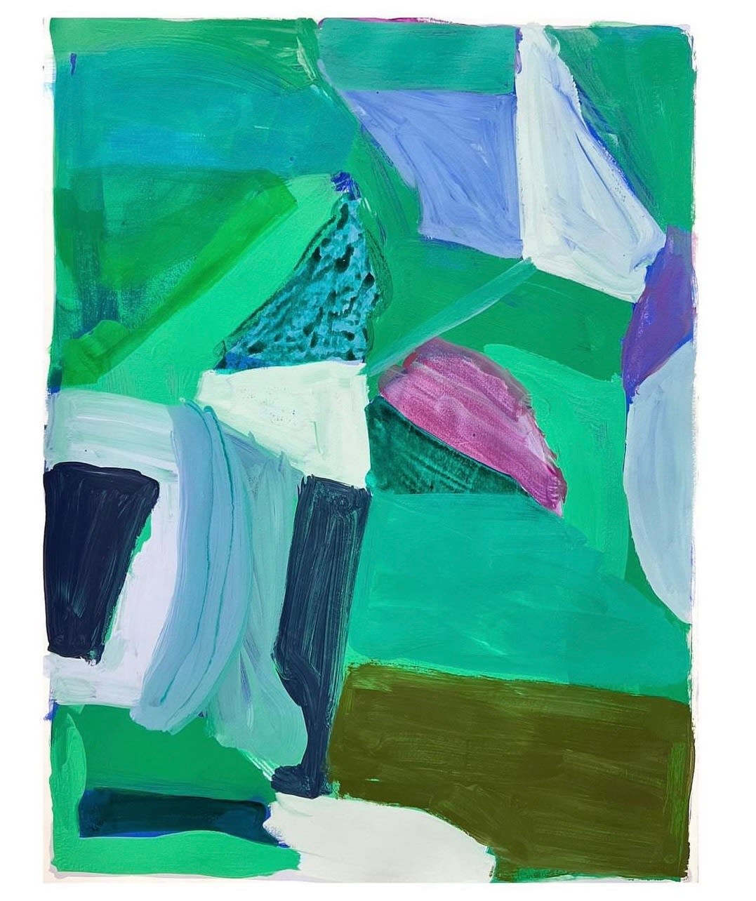 Sarah Boyts Yoder, Green Sectional, 2022