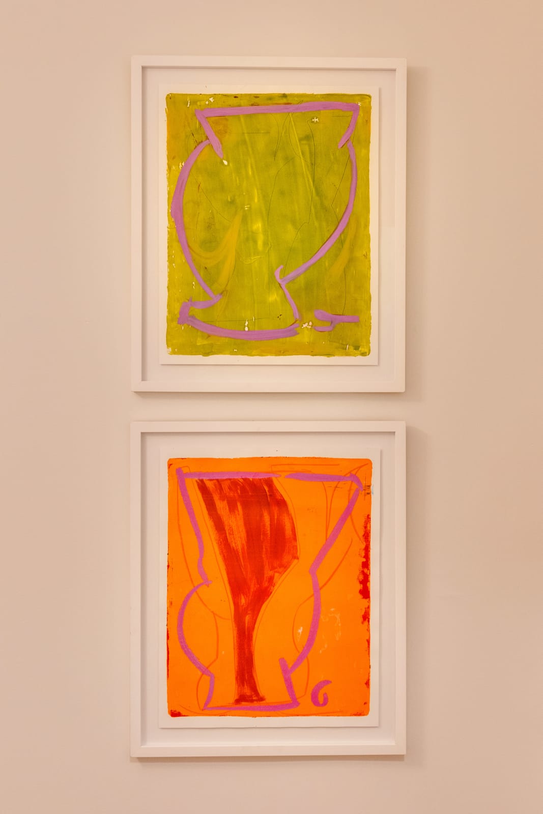 Sarah Boyts Yoder, Lilac Vessel in Orange, 2024