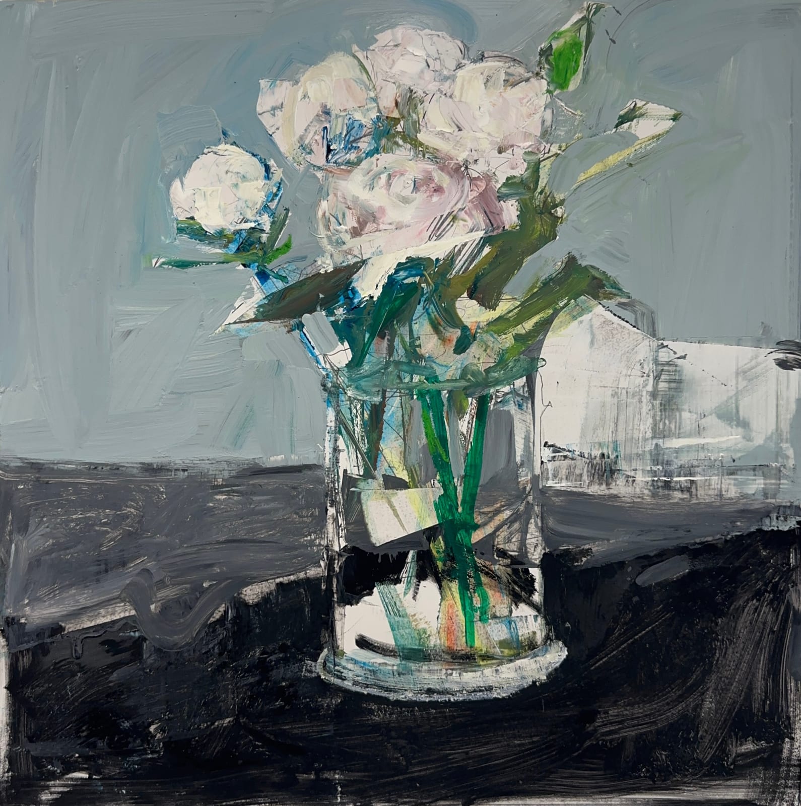 Cate West Zahl, Peonies in Jar, 2025