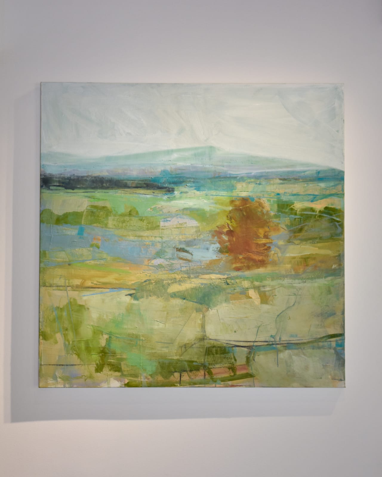 Cate West Zahl, Red Oak Fieldscape, 2025