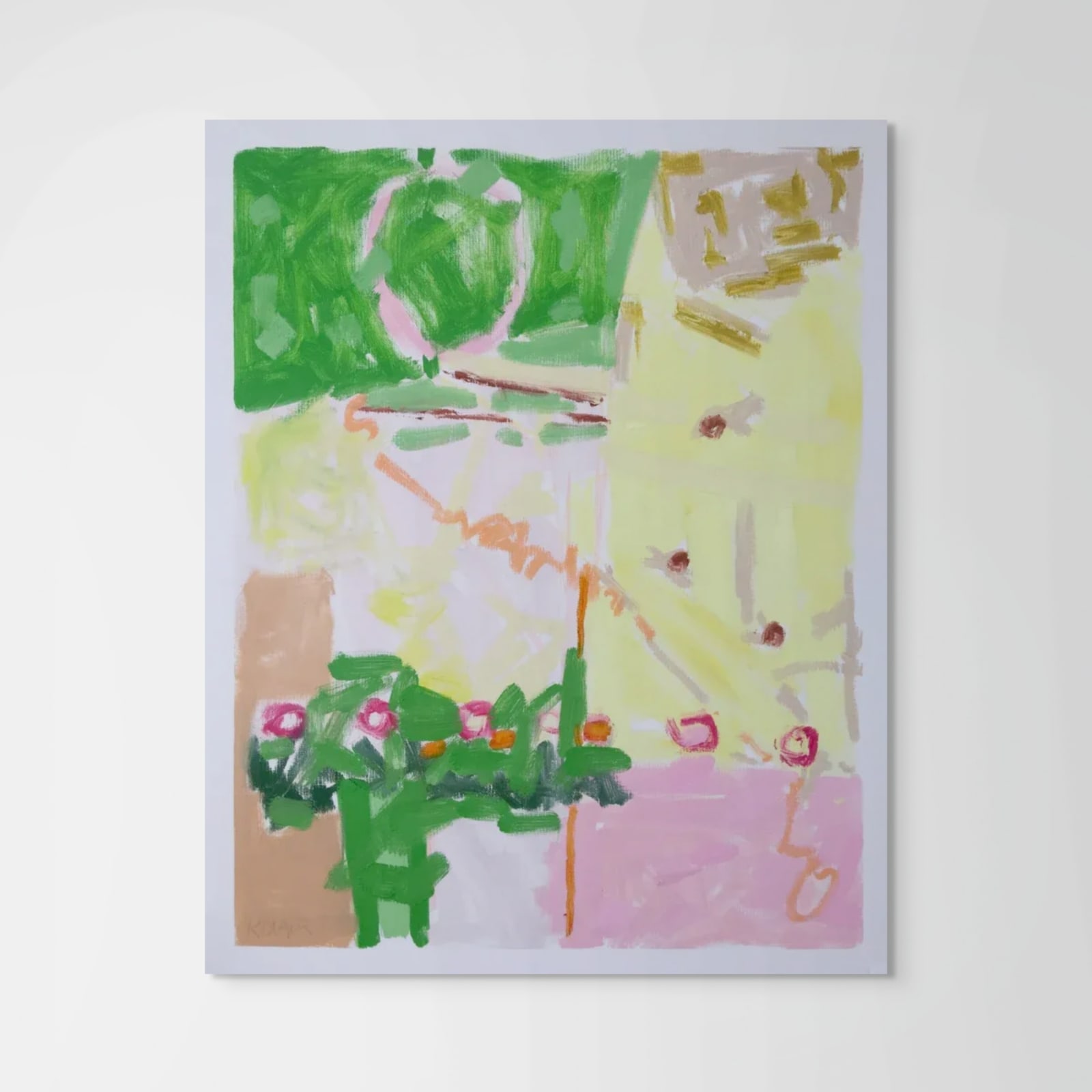 Karen Blair, Two Figures in the Landscape, 2025