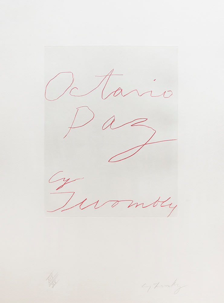 Cy Twombly, Gaeta Set (For the Love of Fire and Water), 1993