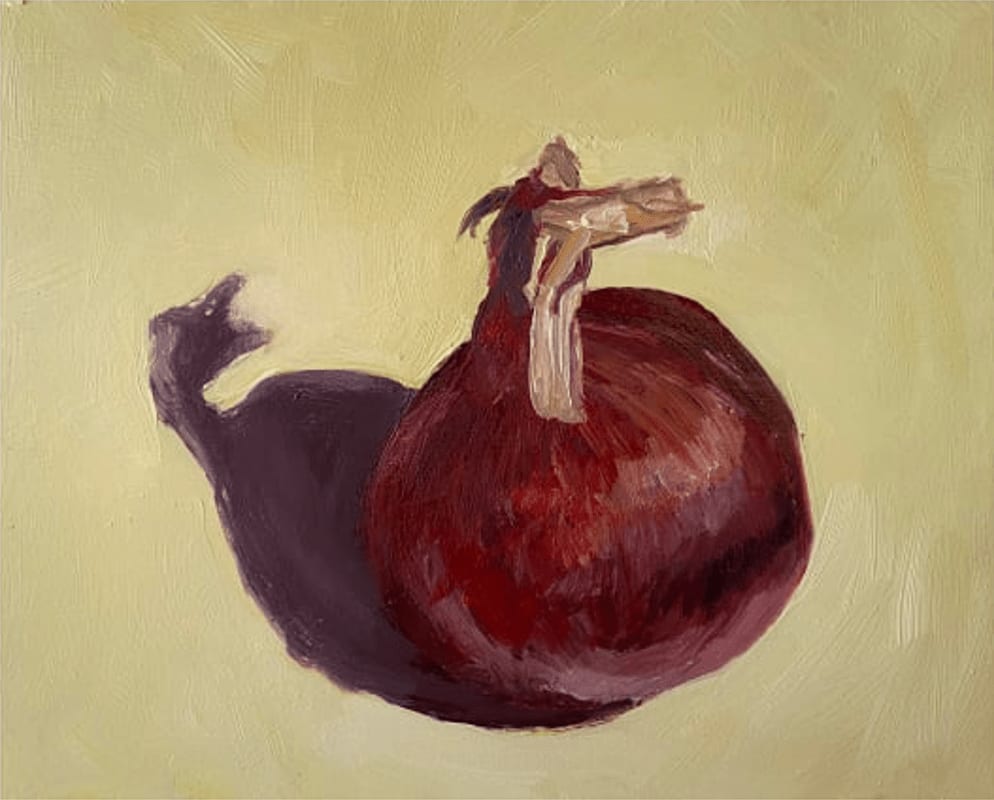 Nancy Murphy Spicer, Red Onion, 2020