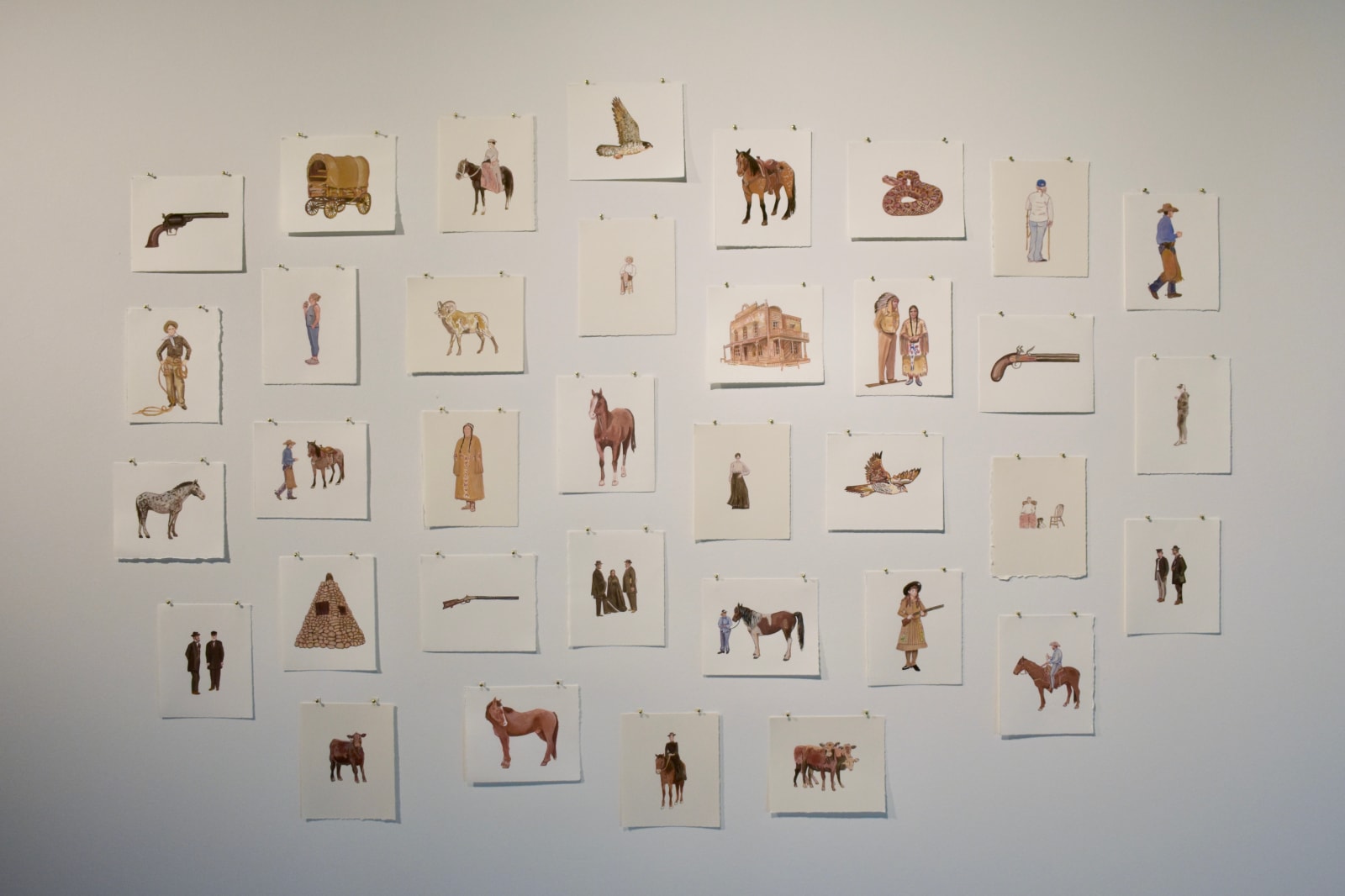 Charlotte Rodenberg, Wild West Iconography Series, 2023