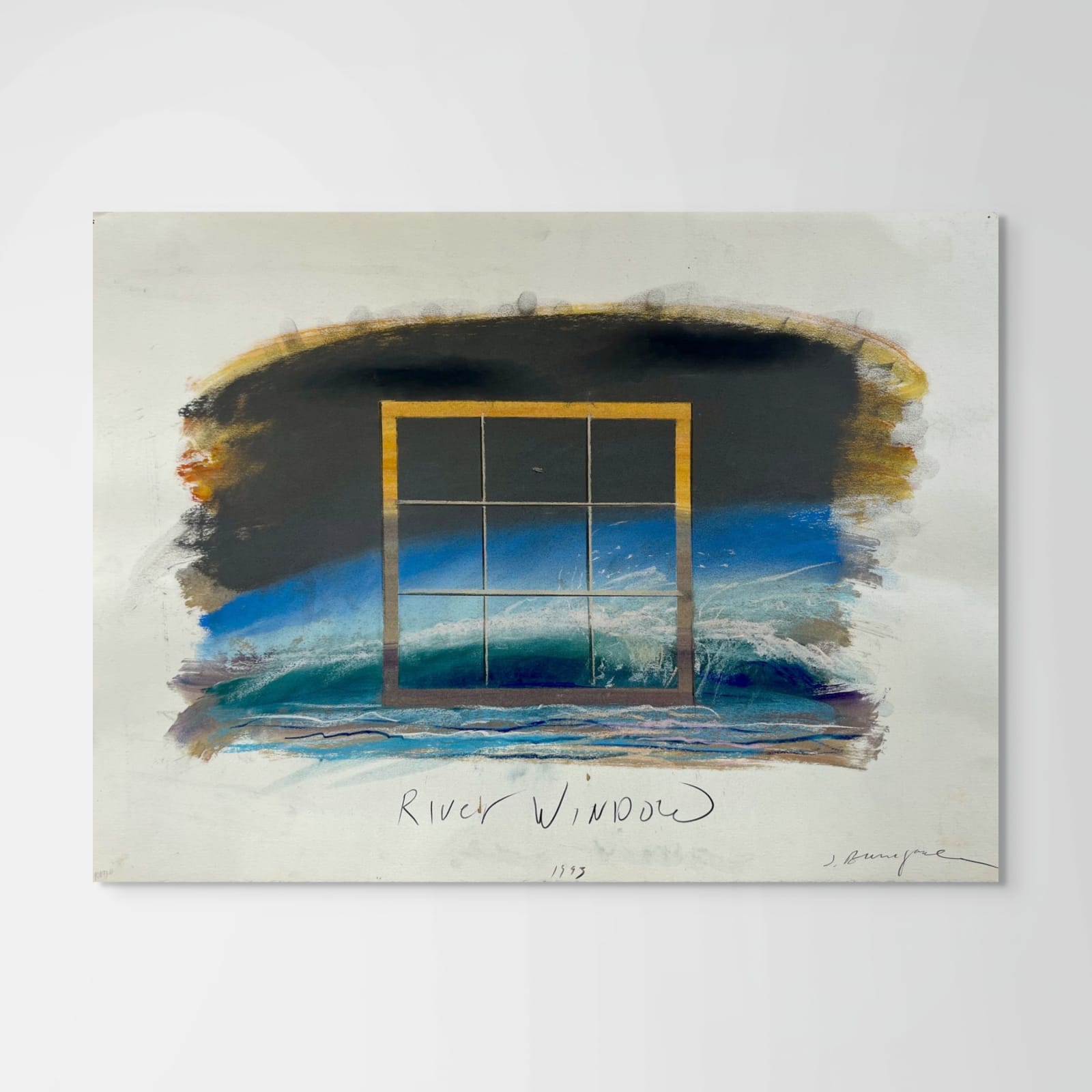 Jim Bumgardner, River Window (floating window series) (rw9311), 1993