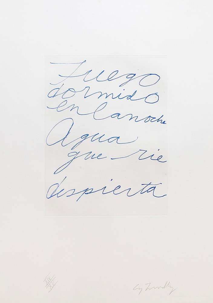 Cy Twombly, Gaeta Set (For the Love of Fire and Water), 1993