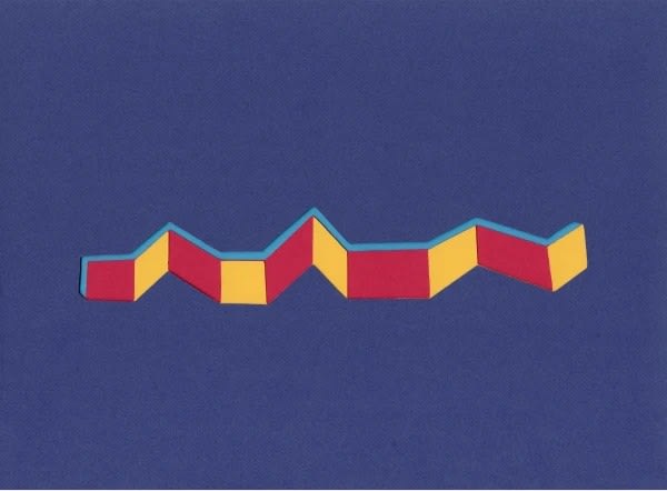 V M Fisk, Papercut Study #4,, 2022