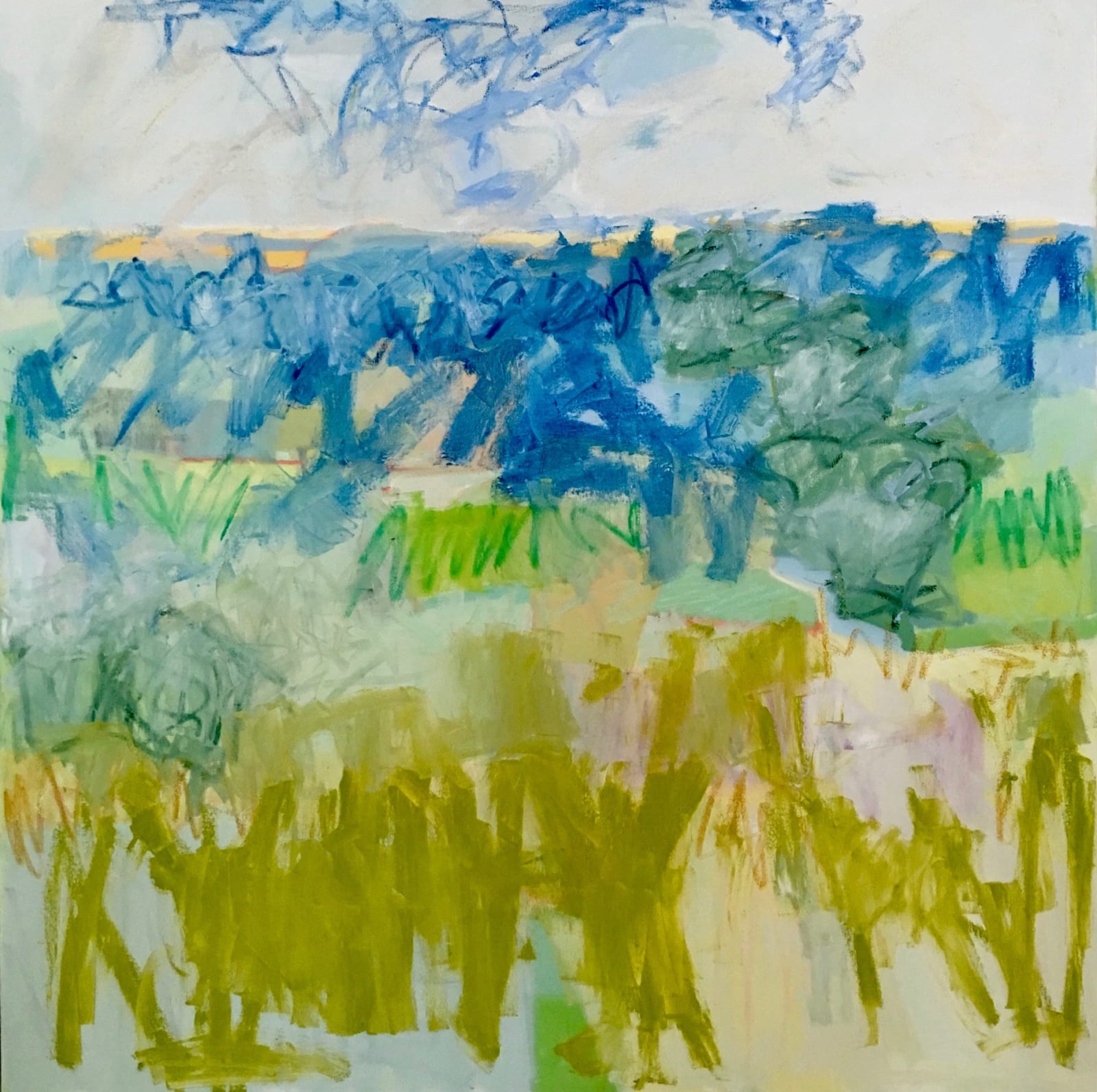 Karen Blair, Looking Across the Blue Ridge, 2016