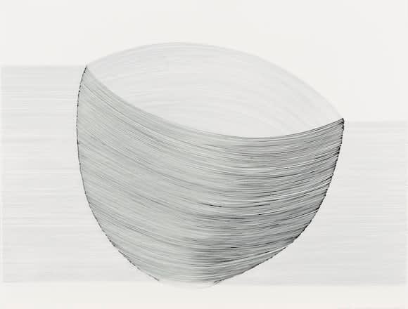 Fiona Ross, Small Bowl, Green Interior, 2014