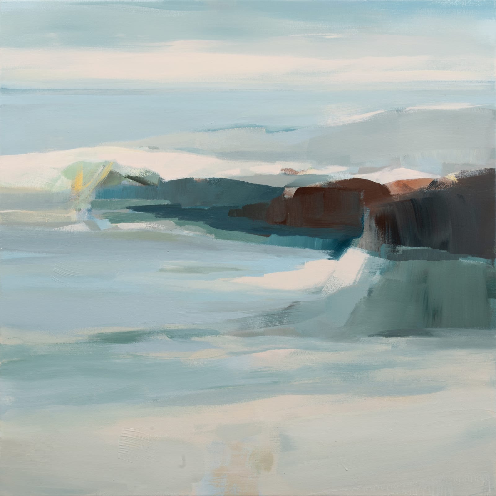 Hannah Bureau, Cliffs at Dawn, 2025