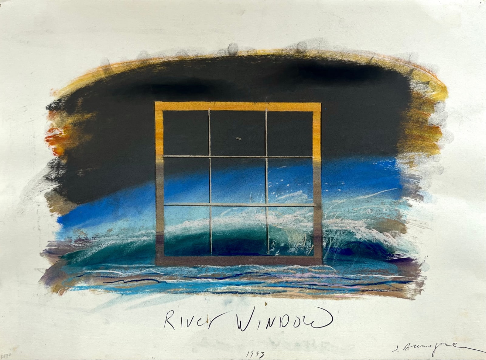 Jim Bumgardner, River Window (floating window series) (rw9311), 1993