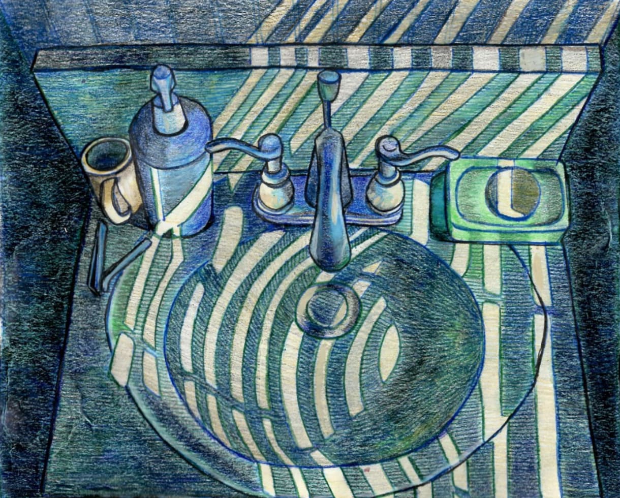Mary Frere, Bathroom Sink