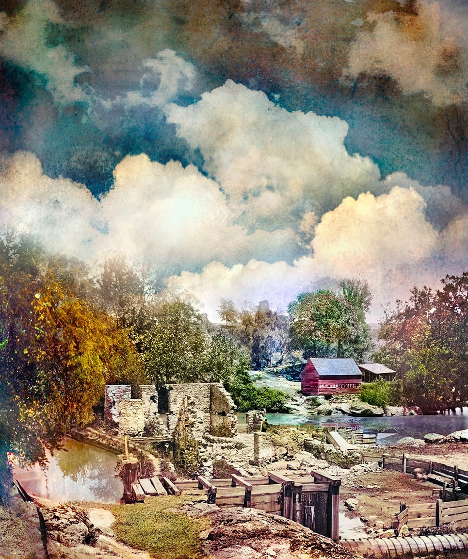 David Douglas, Mill on James River on Kanawha Canal Above Richmond, 2025