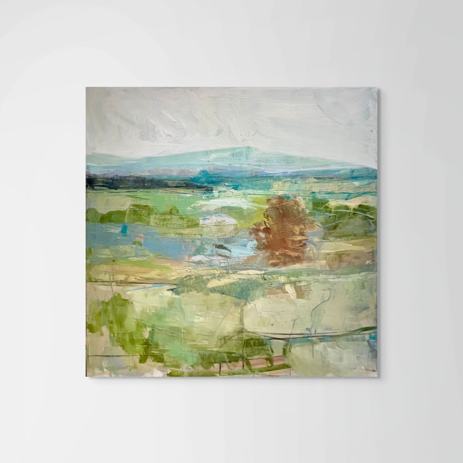 Cate West Zahl, Red Oak Fieldscape, 2025