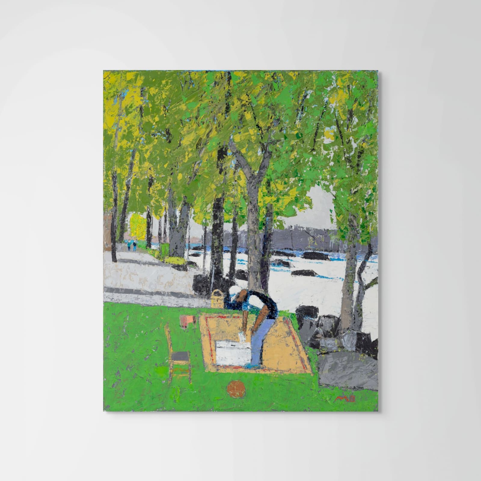 Mac Ball, Preparing a Picnic, Pony Pasture Park, 2024