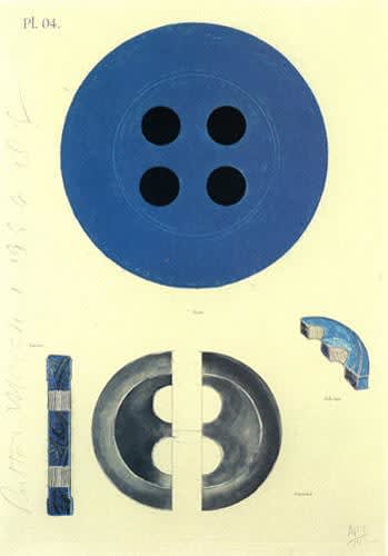 Donald Sultan, Button, March 1, 1996, 1996