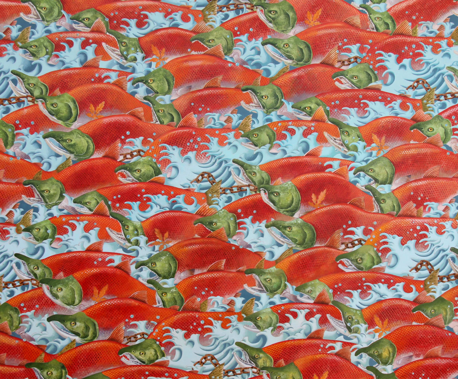 Alain Vaes, Run of the salmon, 2011