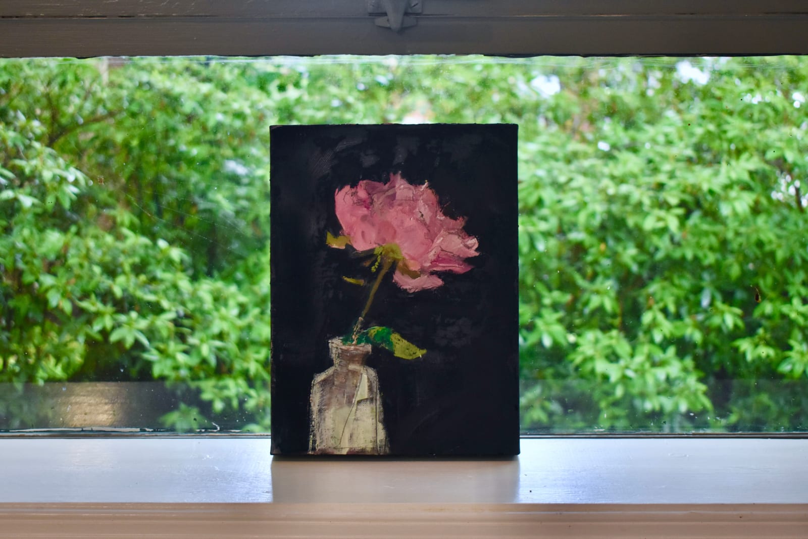 Cate West Zahl, Pink Peony in Bloom, 2025