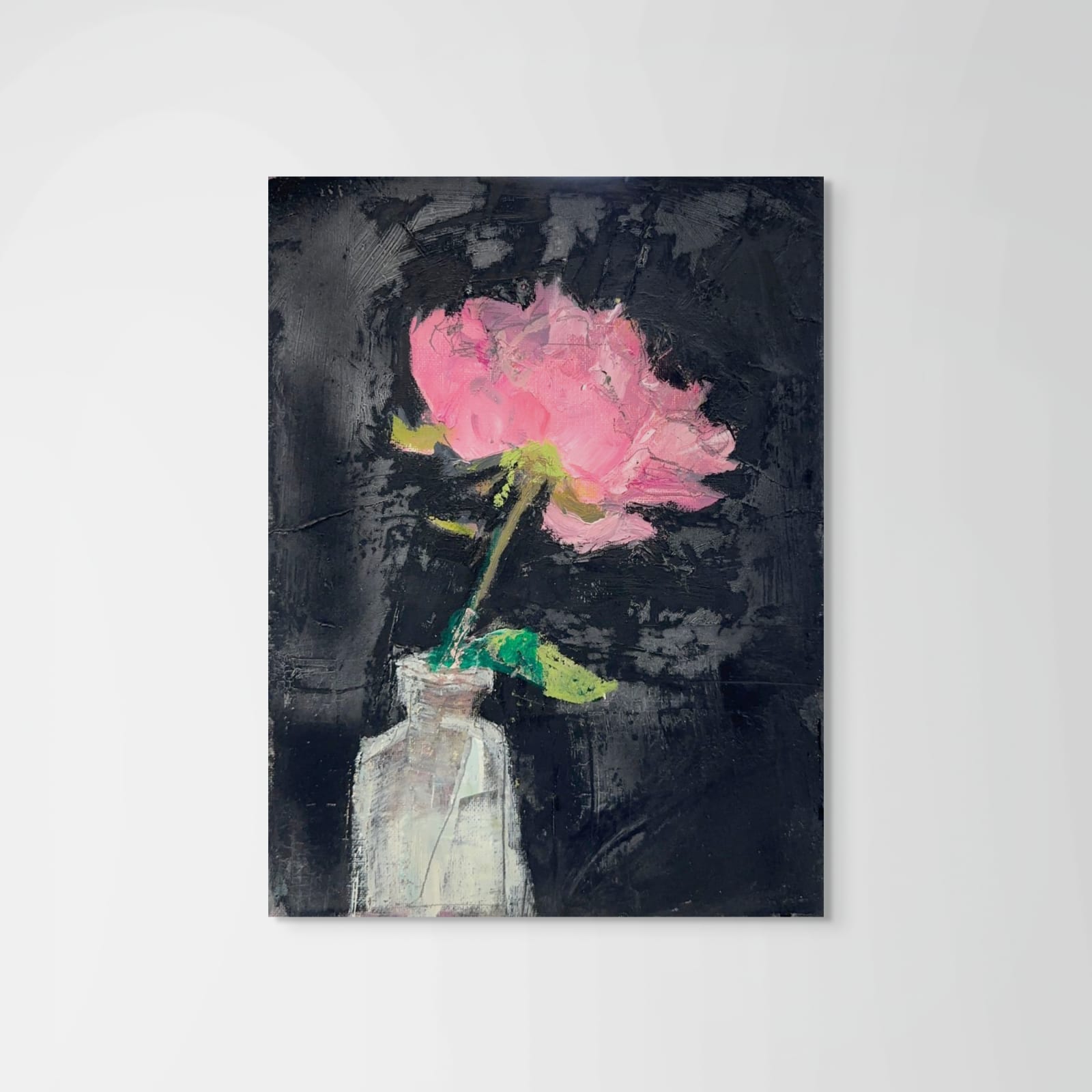 Cate West Zahl, Pink Peony in Bloom, 2025