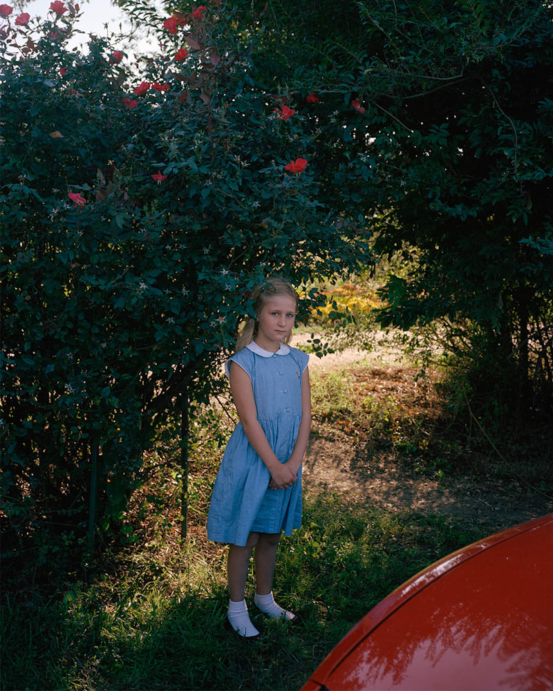 Cynthia Henebry, Cleo and the Red Car, 2012