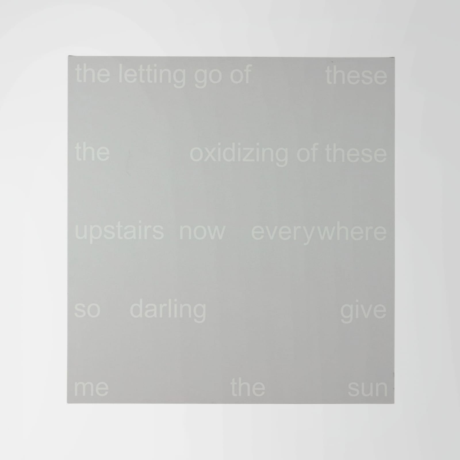 Adam Pendleton, The Letting Go of, 2005