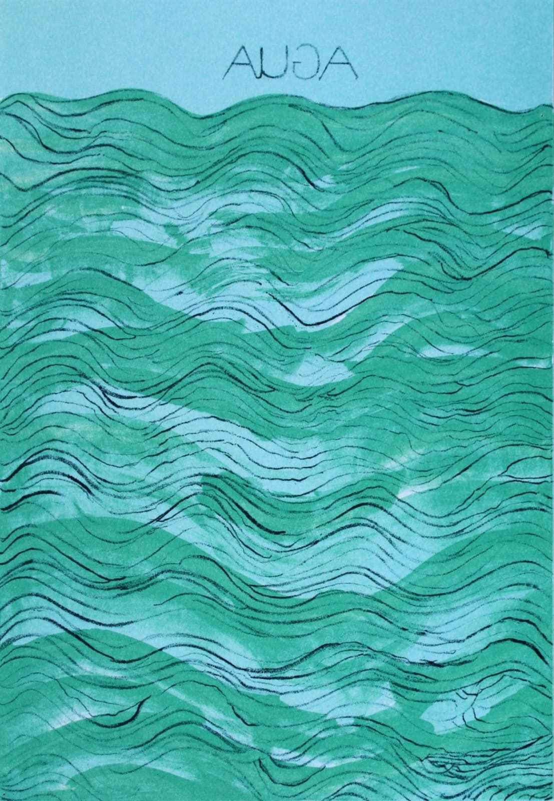 Luisa Adelfio, Mi Mundo Al Revés: Agua and Augur, 2022