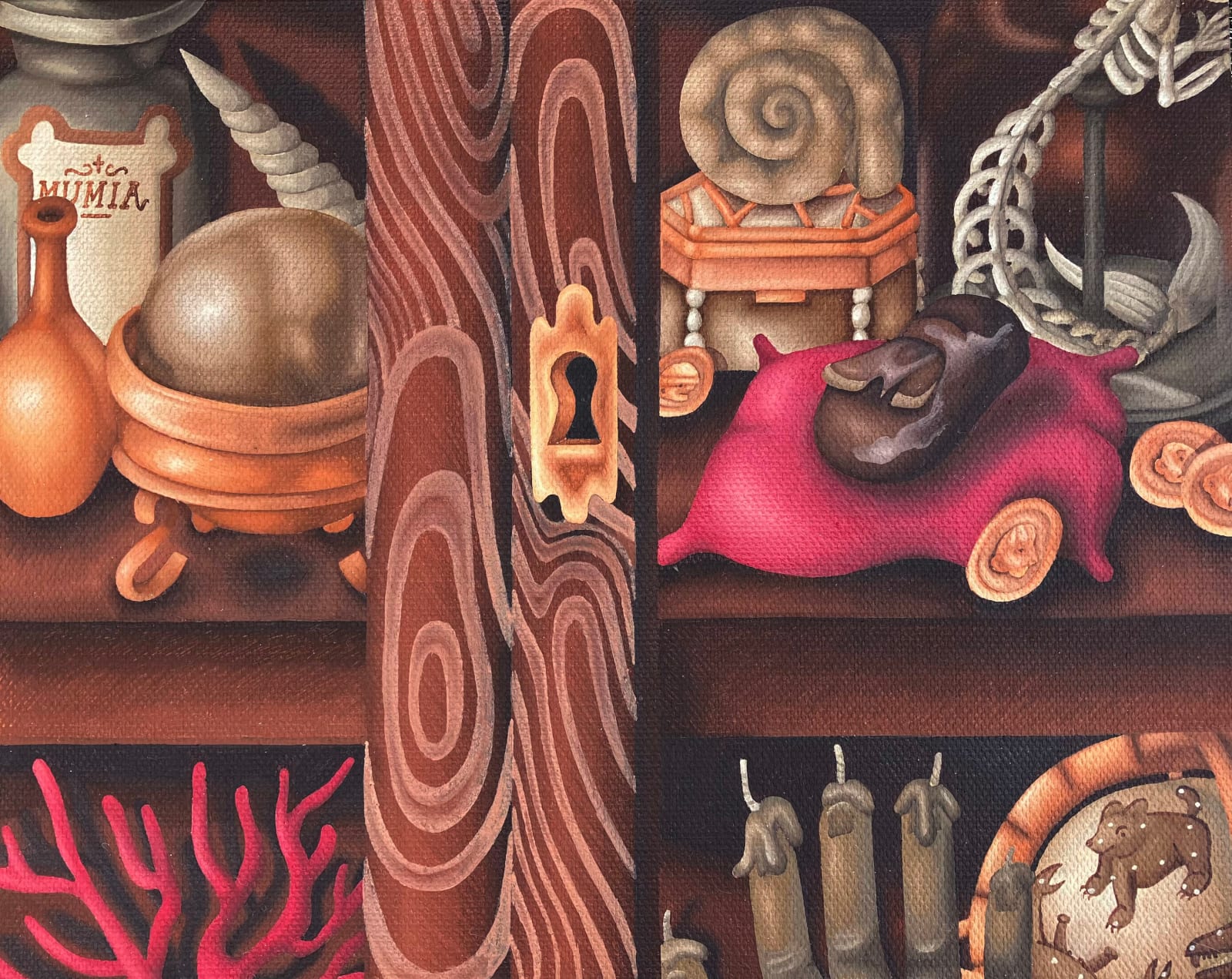 Lily Hargreaves 莉莉·哈格里夫斯, 奇珍屋 Cabinet of Curiosities, 2023